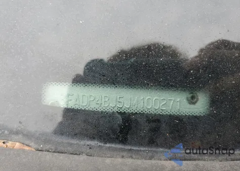 2018 Ford Fiesta Se z USA, uszkodzony, nr VIN 3FADP4BJ5JM100271